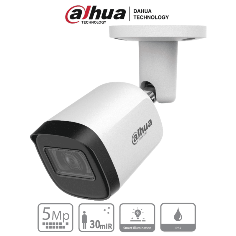 DAHUA HAC-B2A51N-U-28-S2 - Camara Bullet de 5 Megapixeles/ Lente de 2.8m