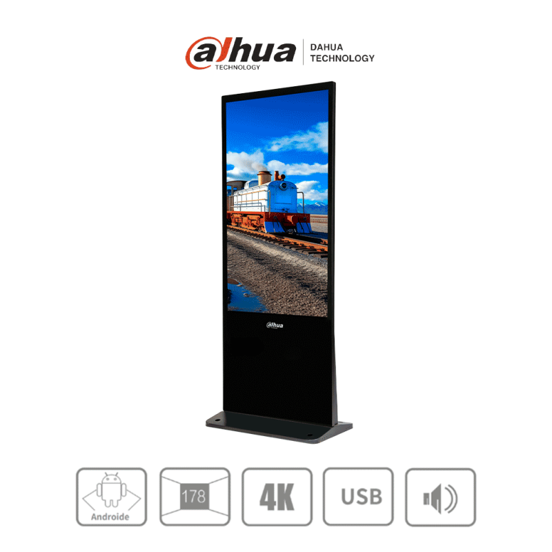 DAHUA LDV55-SAI400K - Pantalla de Publicidad Digital 55  4K (Totem)  mon