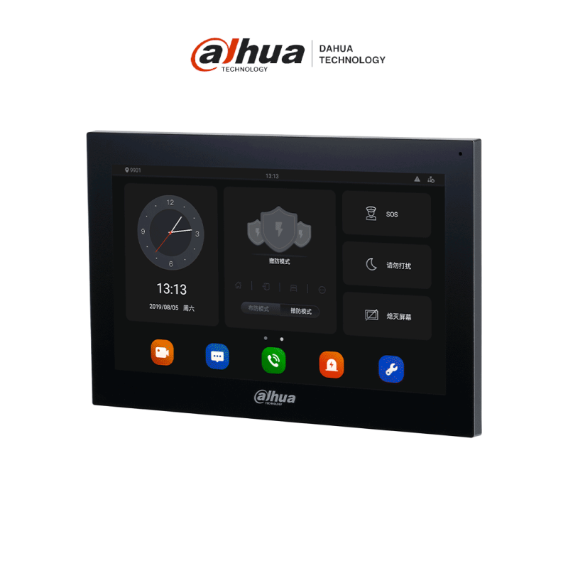 DAHUA VTH5341G-W - Monitor de 10  para videoportero o medición de temper