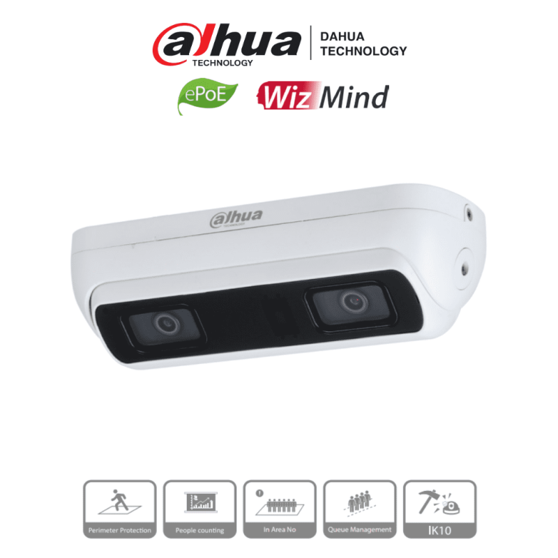 DAHUA IPC-HDW8341XN-3D-0360B-S2 - Cámara IP Dual Resolución de 3 MP/ Len