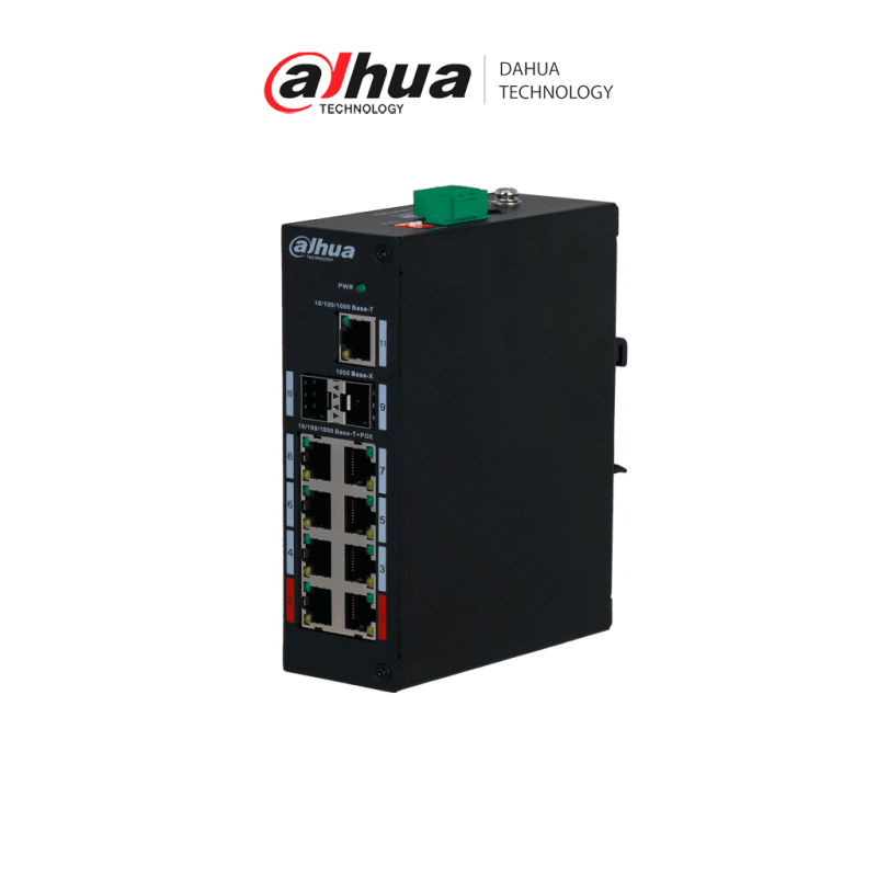 DAHUA PFS3211-8GT-120 - Switch Poe de 8 Puertos Gigabit/ 8 Puertos PoE/