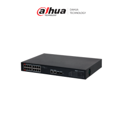 DAHUA DH-S4101-16ET2GF-240-C  Switch PoE Administrable en la nube de 18