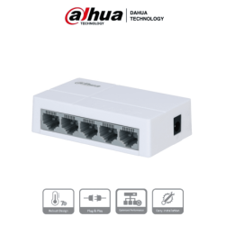 DAHUA PFS3005-5ET-L - Switch para Escritorio 5 Puertos/ Fast Ethernet 10