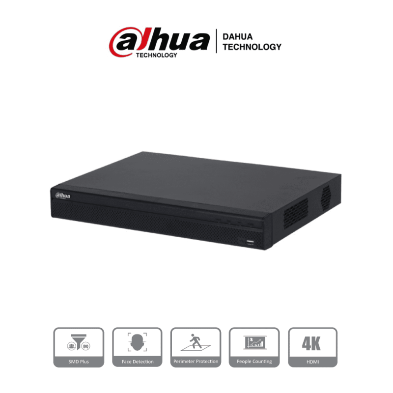 DAHUA NVR4232-4KS2/L - NVR De 8 Megapixeles/ 4k/ 32 Canales IP/ Rendimie