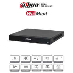 DAHUA DHI-NVR5216-8P-I/L - NVR de 16 Canales 4k/ WizMind/ 8 Puertos PoE/