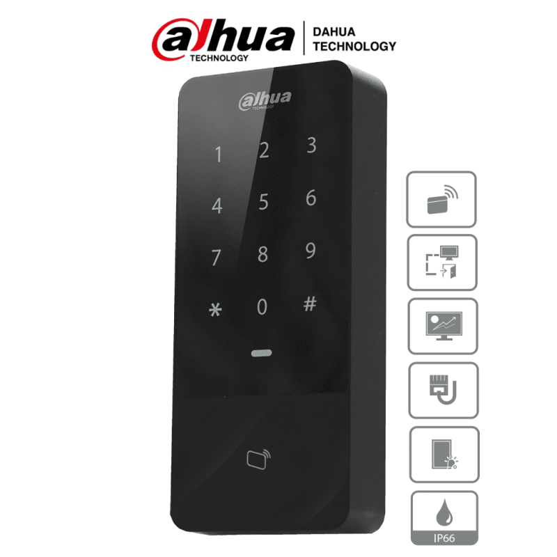 DAHUA ASI1201E-D  - Control de Acceso Independiente con Teclado Touch y