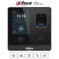 DAHUA ASI1212F-D - Control de Acceso Touch/ 3 000 Huellas/ 30 000 Tarjet