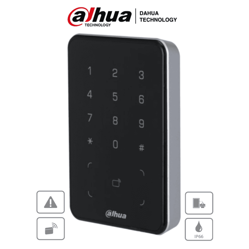 DAHUA ASR2101A-D - Lectora de Tarjetas ID con Teclado para Panel de Cont