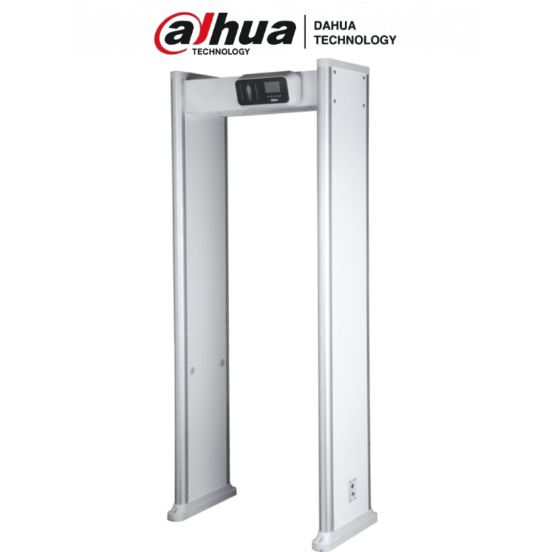 DAHUA ISC-D118C - Arco detector de metales con 18 zonas y pantalla LCD d