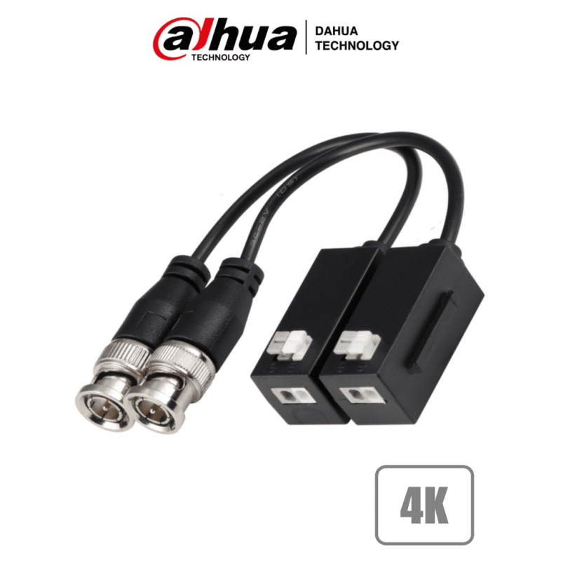 DAHUA PFM8004K - Par de Transceptores Pasivos 4k/ Resolución de Hasta 8