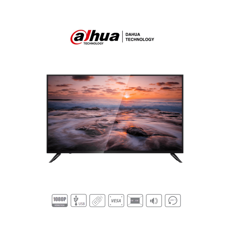 DAHUA LM43-F200 -Pantalla profesional de 43  FHD  ideal para sistemas CC