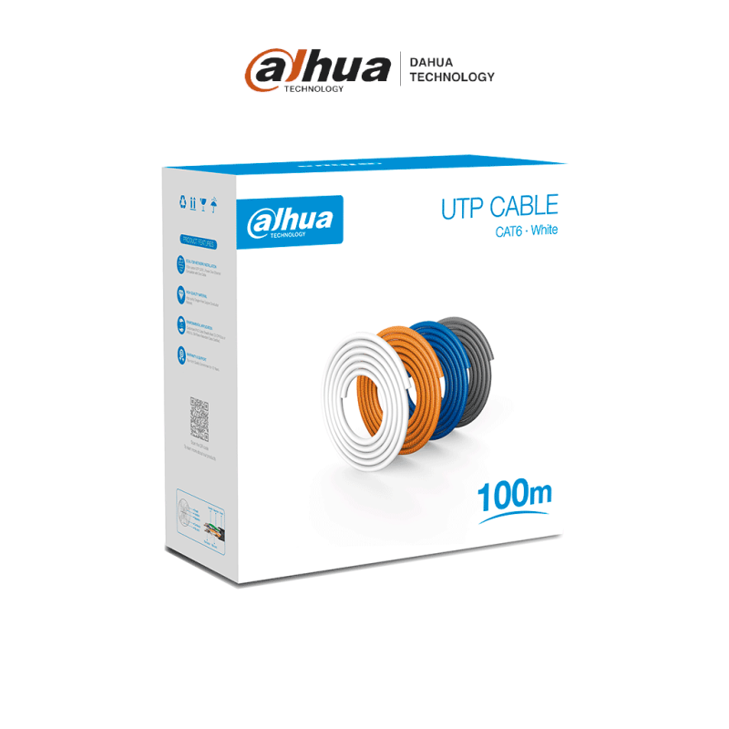 DAHUA PFM920I-6UN-C-100 - Bobina de 100 Mts de Cable UTP Cat6/ 100% Cobr