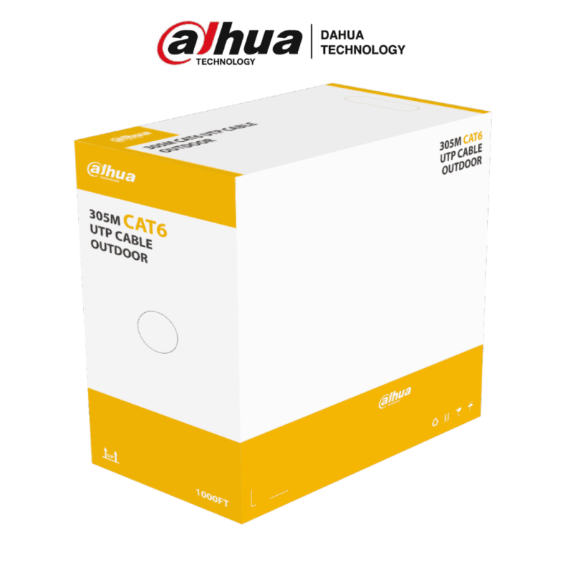 DAHUA PFM920-6U - Bobina de cable UTP Cat6 para exterior Dahua PFM920-6U