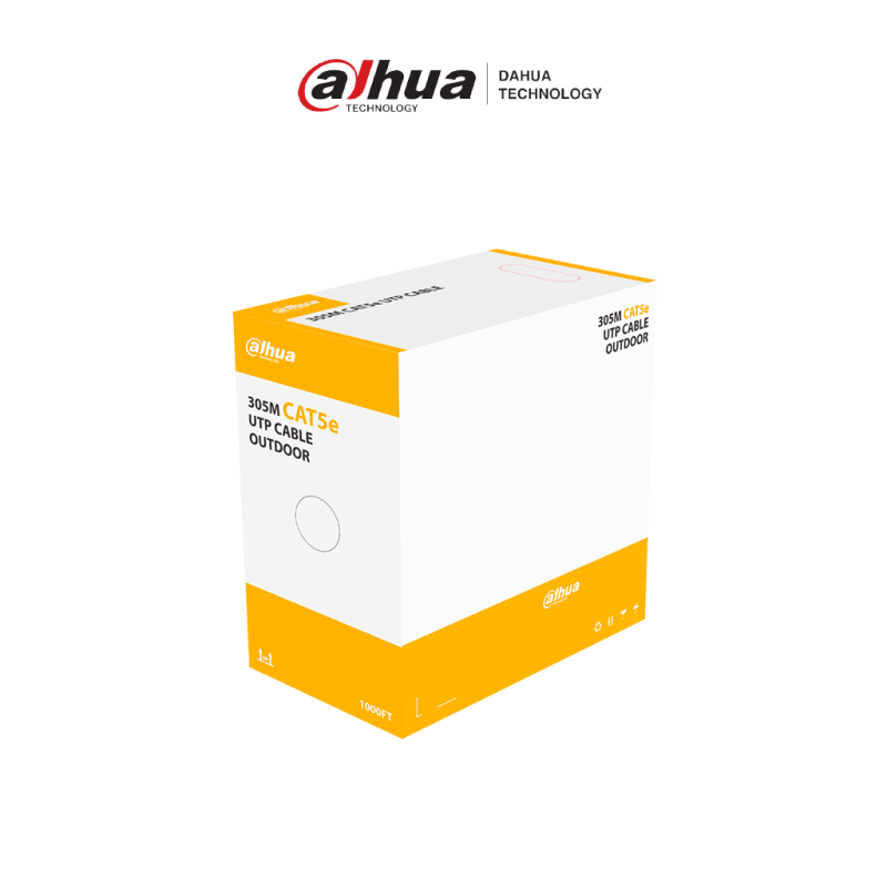 DAHUA PFM920-5EU - Bobina de Cable UTP para Exterior Cat 5e/ 100% Cobre/