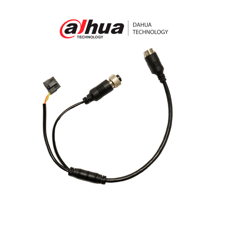 DAHUA CABLE CONVERTIDOR - CABLE Doble/ M12 Macho de 7 a 4 Pines / M12 He